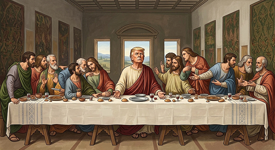 Trump last supper